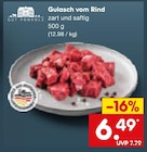 Gulasch vom Rind Angebot in Fuchstal Gulasch vom Rind im aktuellen Prospekt bei Netto Marken-Discount in Fuchstal