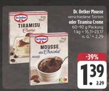 Tiramisu Creme im Angebot bei E center in Chemnitz Tiramisu Creme Angebote von Dr. Oetker bei E center Chemnitz für 1,39 €