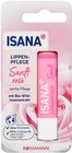 Lippenpflege von Isana für 0,69 € bei Rossmann im Angebot Lippenpflege von Isana im aktuellen Rossmann Prospekt