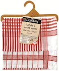 Lot de 2 torchons essuie-verres - DOMÉDIA en promo chez Intermarché Super Creil à 1,34 €