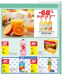 Prix et réduction Thé dans le prospectus Carrefour Market en cours Offre Thé dans le catalogue Carrefour Market du moment à la page 11