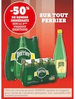 -50% de remise immédiate sur le 2ème produit identique sur tout PERRIER - PERRIER dans le catalogue U Express