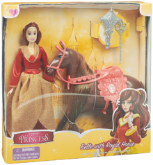 PRINCESSE BELLE ET SON CHEVAL ROYAL - Gifi à Boulogne-Billancourt PRINCESSE BELLE ET SON CHEVAL ROYAL en promo chez Gifi Boulogne-Billancourt à 9,00 €