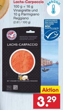 Netto Marken-Discount Retzow - Lachs-Carpaccio Lachs-Carpaccio Angebot bei Netto Marken-Discount Retzow im Prospekt "Du willst ein leckeres Osterfest? Dann geh doch zu Netto!"