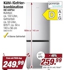 Gorenje im POCO Prospekt Kühl-/Gefrierkombination RK14DPS4 von Gorenje im aktuellen POCO Prospekt für 249,99 €
