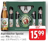 Spezial Angebote von Alpirsbacher bei EDEKA Rottweil für 15,99 €
