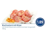 Kochsalami mit Käse Angebote von Metzgerei Fischer bei REWE Passau für 1,89 €