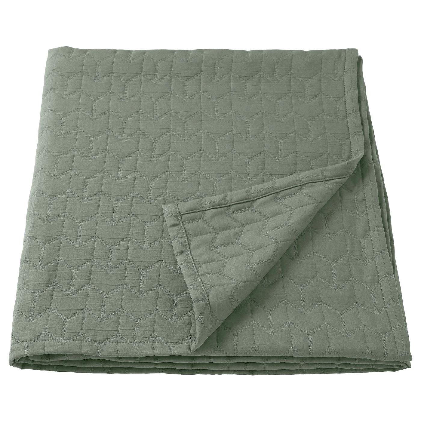 IKEA Mannheim - Tagesdecke graugrün 230x250 cm Tagesdecke graugrün 230x250 cm Angebot bei IKEA Mannheim im Prospekt Gut sortiert, ist halb gewonnen