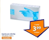 Promo Gants en nitrile à 3,99 € dans le catalogue Action à Golbey