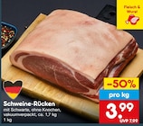 Schweine-Rücken Angebote bei Netto Marken-Discount Konstanz für 3,99 €