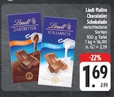 Maître Chocolatier Schokolade Zartbitter Angebote von Lindt bei EDEKA Erlangen für 1,69 €