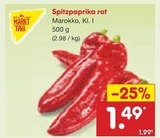 Aktuelles Spitzpaprika rot Angebot bei Netto Marken-Discount in Solingen (Klingenstadt) ab 1,49 €
