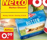 Markenbutter bei Netto Marken-Discount im Prospekt "" für 0,99 €