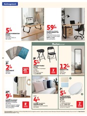 Promos Chaise dans le catalogue "LA RENTRÉE À PRIX K.O." de Auchan Hypermarché Chaise en promo dans le catalogue Auchan Hypermarché à la page 20