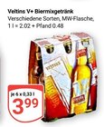 Aktuelle Veltins Angebote bei GLOBUS in Mannheim Aktuelles V+ Biermixgetränk Angebot bei GLOBUS in Mannheim ab 3,99 €