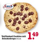 Aktuelles Softbaked Cookies mit Schokodrops Angebot bei E center in Pforzheim ab 1,49 €