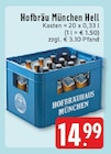 Hell Angebote von Hofbräu München bei E center Borken für 14,99 €