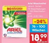 Waschmittel im Angebot bei Netto Marken-Discount in Waiblingen Waschmittel Angebote von Ariel bei Netto Marken-Discount Waiblingen für 18,99 €