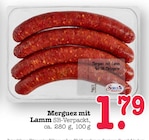 Aktuelles Merguez mit Lamm Angebot bei E center in Karlsruhe ab 1,79 €