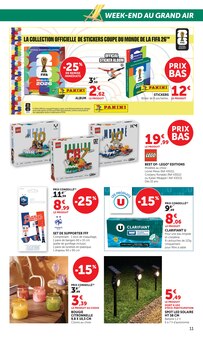 Promotion Pokémon dans le prospectus Super U, valable du 09/06/2026 au 21/06/2026 Promo Pokémon dans le catalogue Super U du moment à la page 11