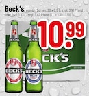 versch. Sorten im Angebot bei Trinkgut in Oberursel versch. Sorten Angebote von Beck's bei Trinkgut Oberursel für 10,99 €