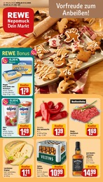 REWE Prospekt für Alsdorf mit 24 Seiten REWE Prospekt "Dein Markt" für Alsdorf, 24 Seiten, 17.11.2025 - 22.11.2025