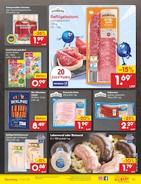 Kochschinken im Netto Marken-Discount Prospekt "Aktuelle Angebote" auf Seite 11