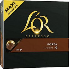 Capsules café Forza Intensité 9 Espresso - Casino Supermarchés à Évry Capsules café Forza Intensité 9 Espresso en promo chez Casino Supermarchés Évry à 4,30 €