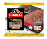 2 pavés de bœuf marinés aux 3 poivres CHARAL dans le catalogue Carrefour Market