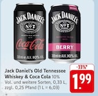 Aktuelle Coca Cola Angebote bei EDEKA in Pirmasens Aktuelles Old Tennessee Whiskey & Coca Cola oder Berry Angebot bei EDEKA in Pirmasens ab 1,99 €