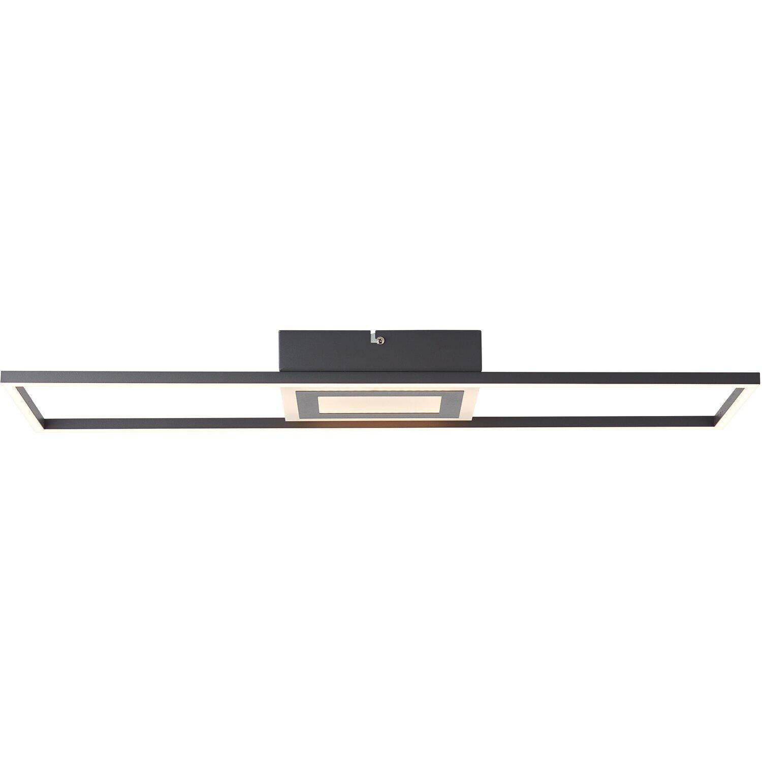 OBI Buchloe - LED-Deckenleuchte Besson Metall/Kunststoff Grau 5 cm x 75 cm x 21,5 cm LED-Deckenleuchte Besson Metall/Kunststoff Grau 5 cm x 75 cm x 21,5 cm Angebot bei OBI Buchloe im Prospekt INNENBELEUCHTUNG
