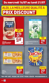 Promotion Delacre dans le prospectus Aldi, valable du 16/07/2025 au 21/07/2025 Promo Delacre dans le catalogue Aldi du moment à la page 10