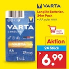 Longlife Batterien im Angebot bei Netto Marken-Discount in Mannheim Longlife Batterien Angebote von Varta bei Netto Marken-Discount Mannheim für 6,99 €
