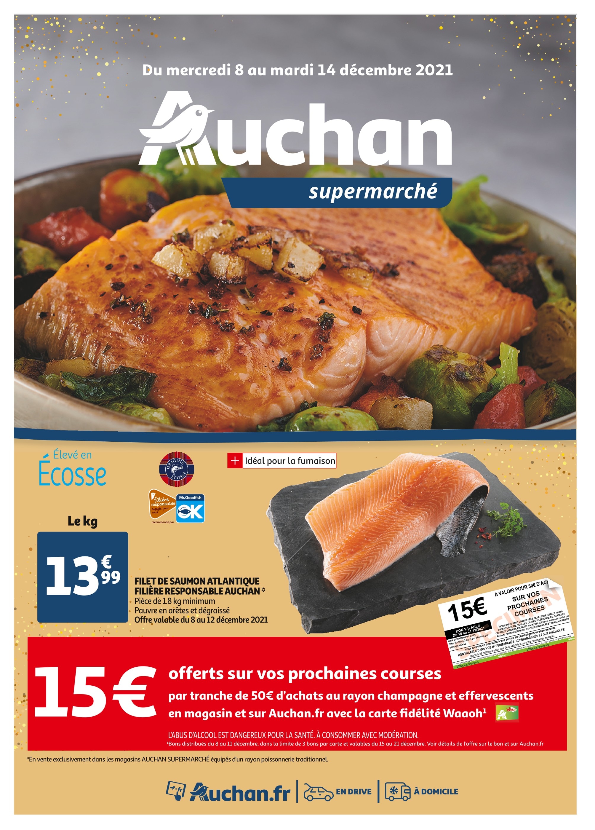 Catalogue Auchan à Saint-Nicolas-de-Macherin, avec 28 pages Prospectus Auchan à Saint-Nicolas-de-Macherin, "Auchan", 28 pages, 08/12/2021 - 14/12/2021