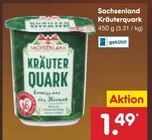 Kräuterquark von Sachsenland im aktuellen Netto Marken-Discount Prospekt