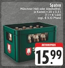 Münchner Hell oder Alkoholfrei im Angebot bei E center in Bad Salzuflen Münchner Hell oder Alkoholfrei Angebote von Spaten bei E center Bad Salzuflen für 15,99 €