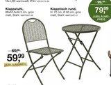 Möbel Schulenburg Cattenstedt - Klapptisch oder Klappstuhl Klapptisch oder Klappstuhl Angebot bei Möbel Schulenburg Cattenstedt im Prospekt Frühling für Ihr Zuhause