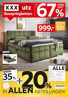 Aktueller XXXLutz Prospekt (Wittstock (Dosse), 16 Seiten zum blättern XXXLutz Prospekt Boxspringbetten mit 16 Seiten