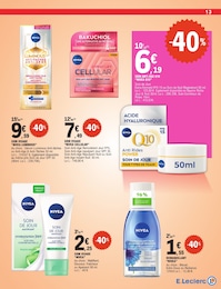 Offre Nivea dans le catalogue E.Leclerc du moment à la page 13