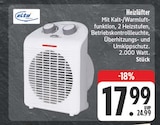 Heizlüfter Angebote von elta bei EDEKA Freiberg für 17,99 €