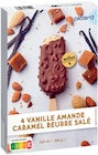 4 bâtonnets vanille-amande-caramel beurre salé - picard en promo chez Picard 4 bâtonnets vanille-amande-caramel beurre salé - picard dans le catalogue Picard