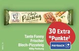 Frischer Blech-Pizzateig von Tante Fanny im aktuellen EDEKA Prospekt für 