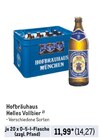 Aktuelles Hofbräuhaus Helles Vollbier Angebot bei Metro in Raguhn-Jeßnitz ab 14,27 €