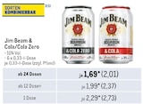 Jim Beam & Cola/Cola Zero von  im aktuellen Metro Prospekt für 2,01 €