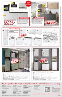 Backofen im Möbel AS Prospekt "HERAUSRAGEND SPAREN? Nur beim Preis-Leistungs-Sieger!" mit 16 Seiten (Karlsruhe)