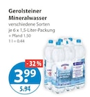 V-Markt Burgau - Mineralwasser Angebot im Prospekt Mineralwasser bei V-Markt im Burgau Prospekt für 3,99 €