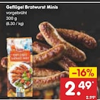 Geflügel Bratwurst Minis im Angebot bei Netto Marken-Discount in Unna Geflügel Bratwurst Minis Angebote bei Netto Marken-Discount Unna für 2,49 €