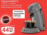 Padautomat HD6553/70 Angebote von Senseo bei GLOBUS Hoyerswerda für 5,99 €