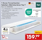 7-Zonen-Tonnentaschenfederkern-Matratze Aman Top T von fan im aktuellen Netto Marken-Discount Prospekt