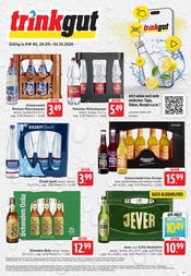 Trinkgut Discounter Prospekt der aktuellen Woche mit 6 Seiten, gültig von 28.09.2026 bis 02.10.2026, in Wurmberg und Umgebung Aktueller Trinkgut Discounter Prospekt in Wurmberg und Umgebung, "Aktuelle Angebote" mit 6 Seiten, 28.09.2026 - 02.10.2026